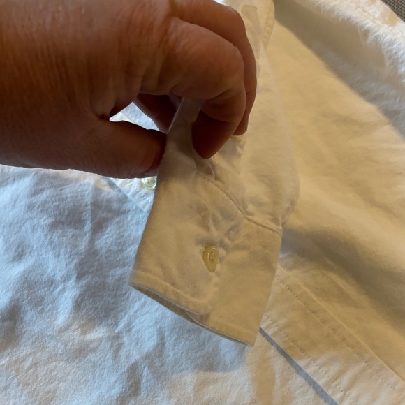 Ralph Lauren White Casual Button-Down Shirt boys sz S (8) - Picture 6 of 8